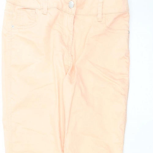 yes yes Womens Pink  Cotton Skinny Jeans Size 14 L24 in Regular