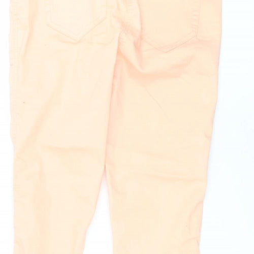 yes yes Womens Pink  Cotton Skinny Jeans Size 14 L24 in Regular