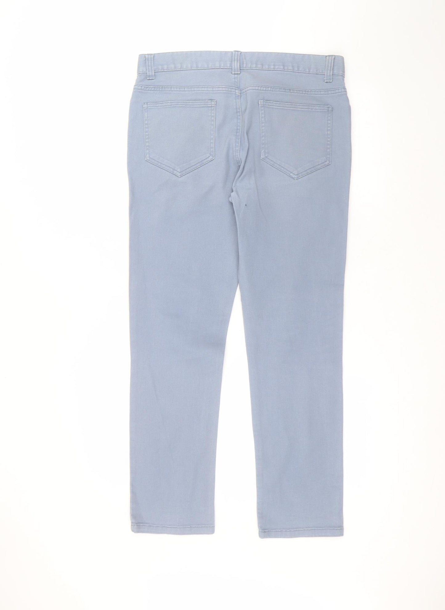 Denim & Co. Mens Blue  Cotton Straight Jeans Size 34 in L30 in Regular