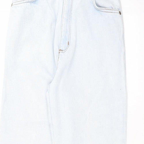 americano Womens Blue  Cotton Straight Jeans Size 14 L28 in Regular