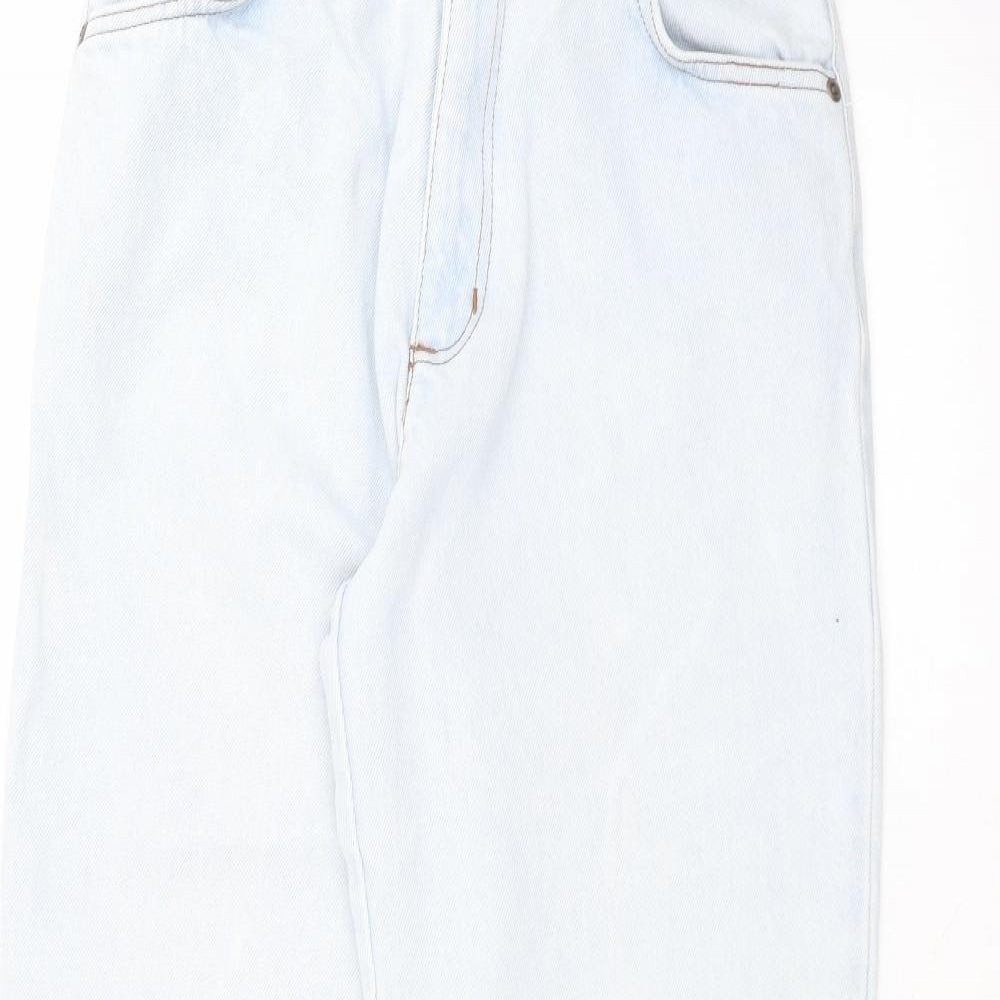 americano Womens Blue  Cotton Straight Jeans Size 14 L28 in Regular