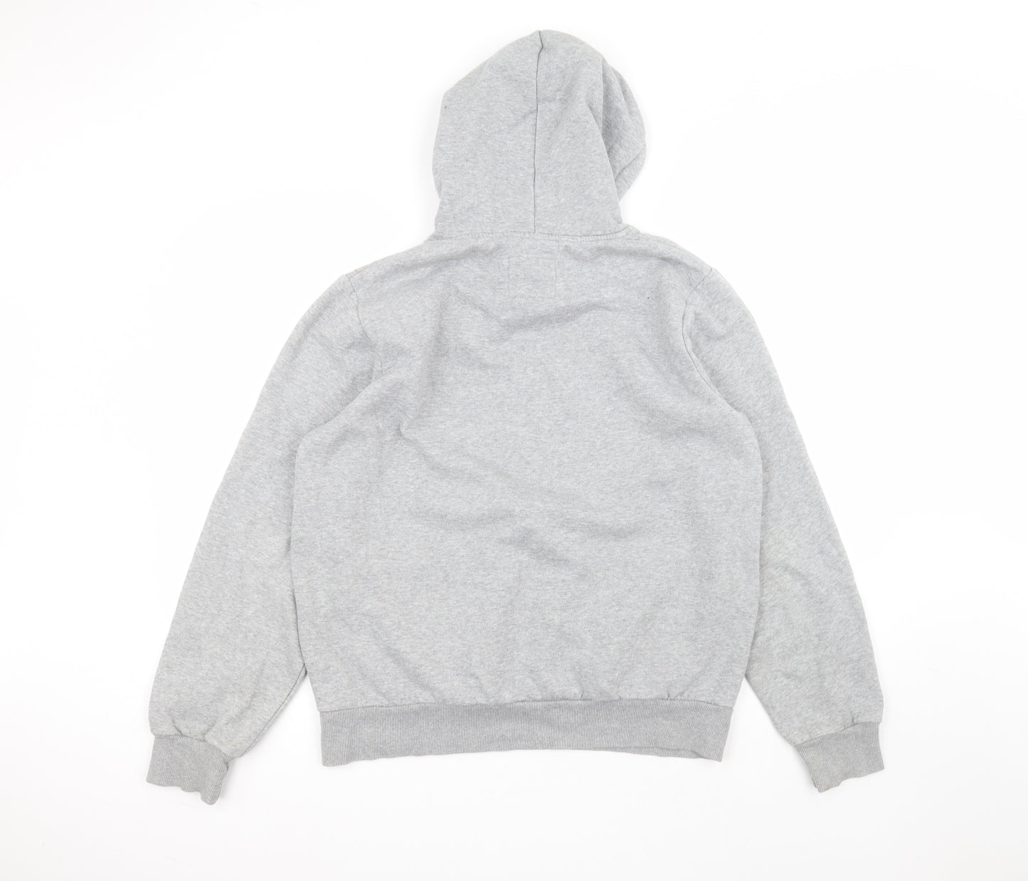 Cedar Wood State Mens Grey  Cotton Pullover Hoodie Size L