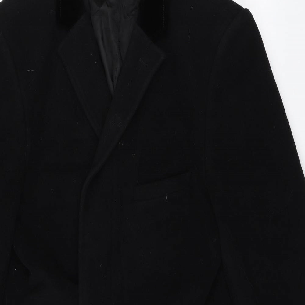 Ben Sherman Womens Black   Overcoat Coat