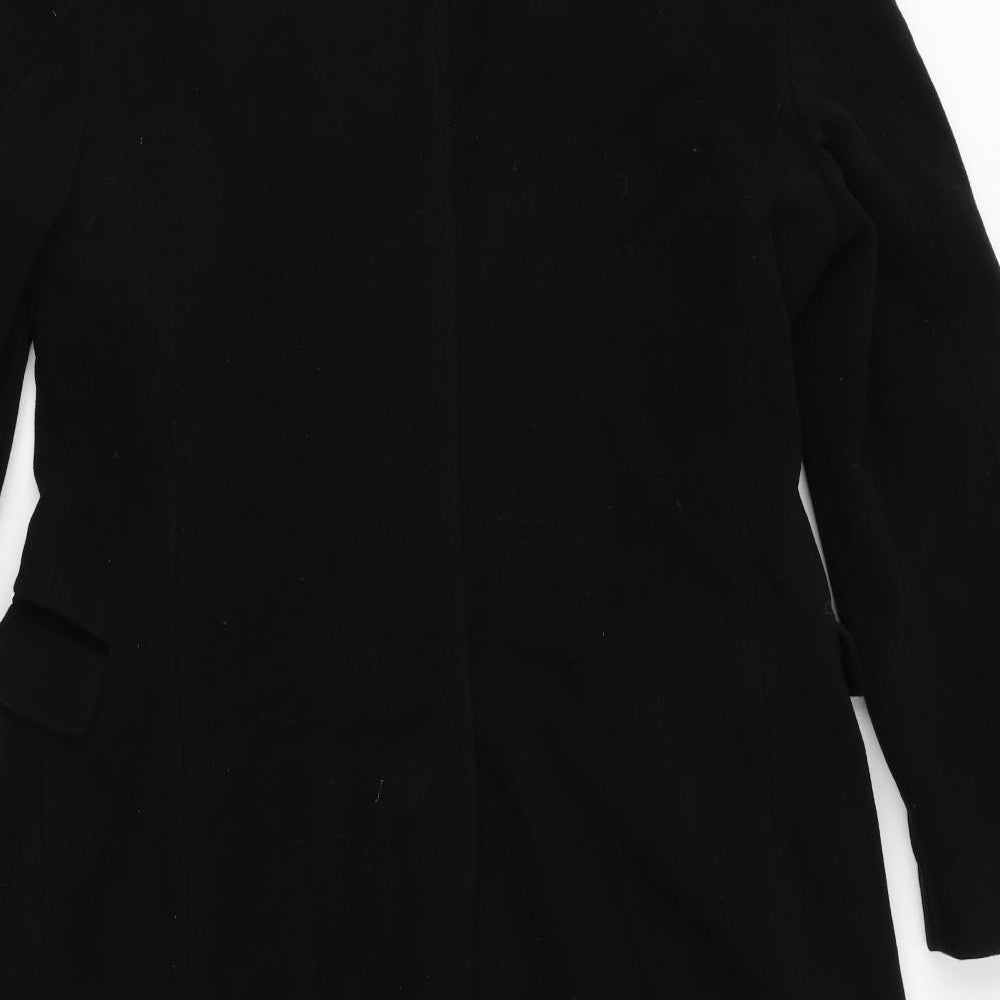 Ben Sherman Womens Black   Overcoat Coat