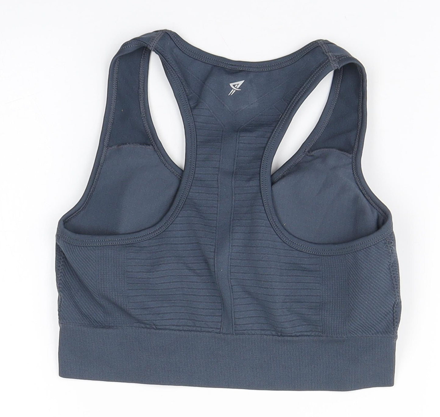 Primark Womens Grey  Polyester Basic Tank Size 10 Round Neck