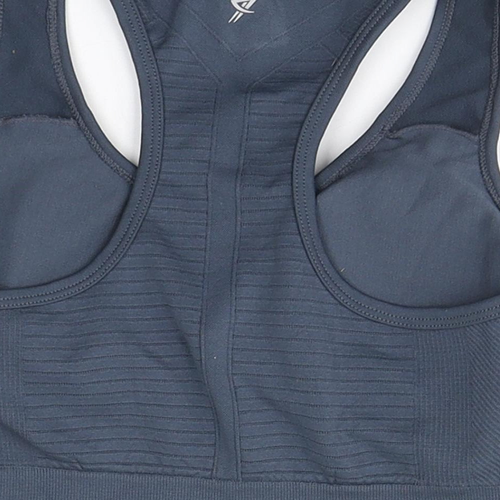 Primark Womens Grey  Polyester Basic Tank Size 10 Round Neck
