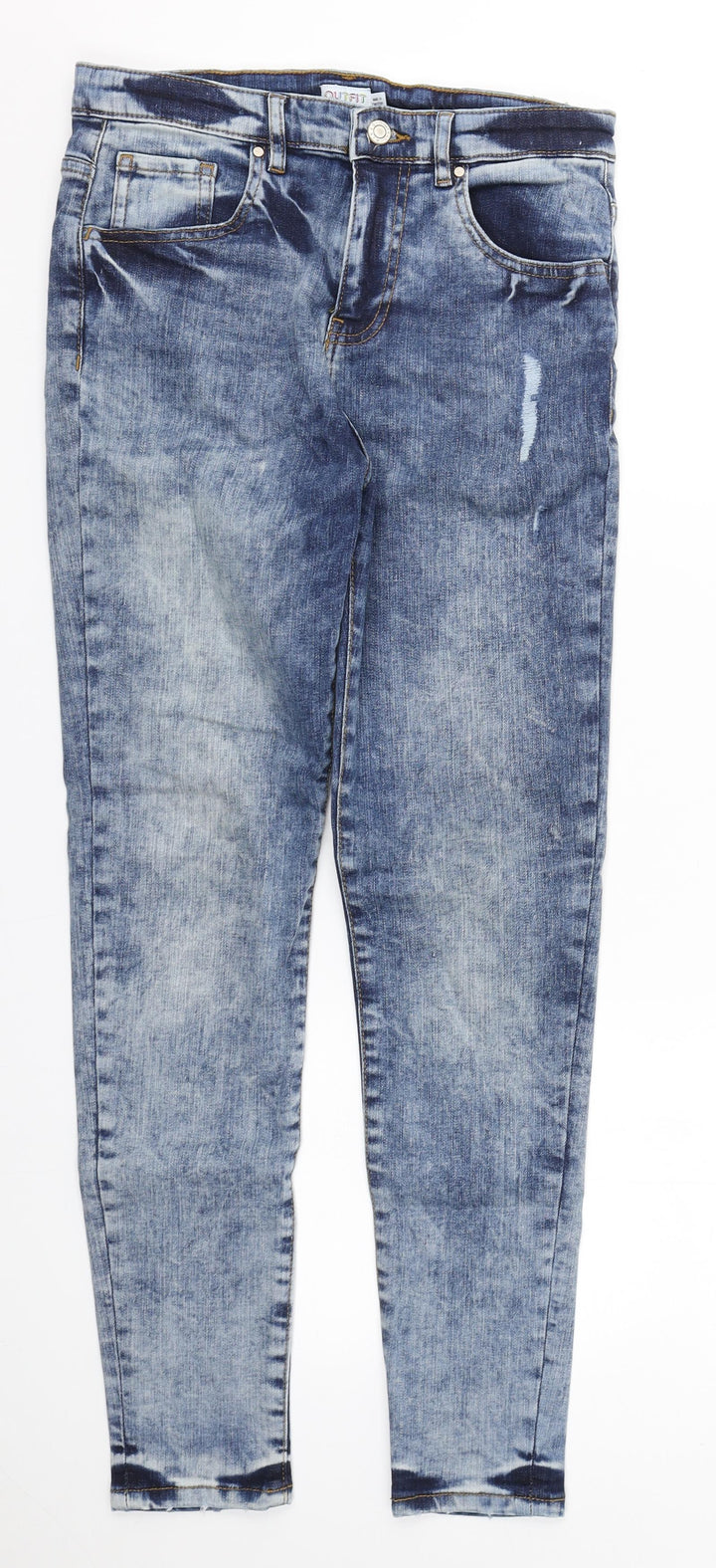 Outfit Kids Girls Blue  Cotton Straight Jeans Size 12 Years  Regular