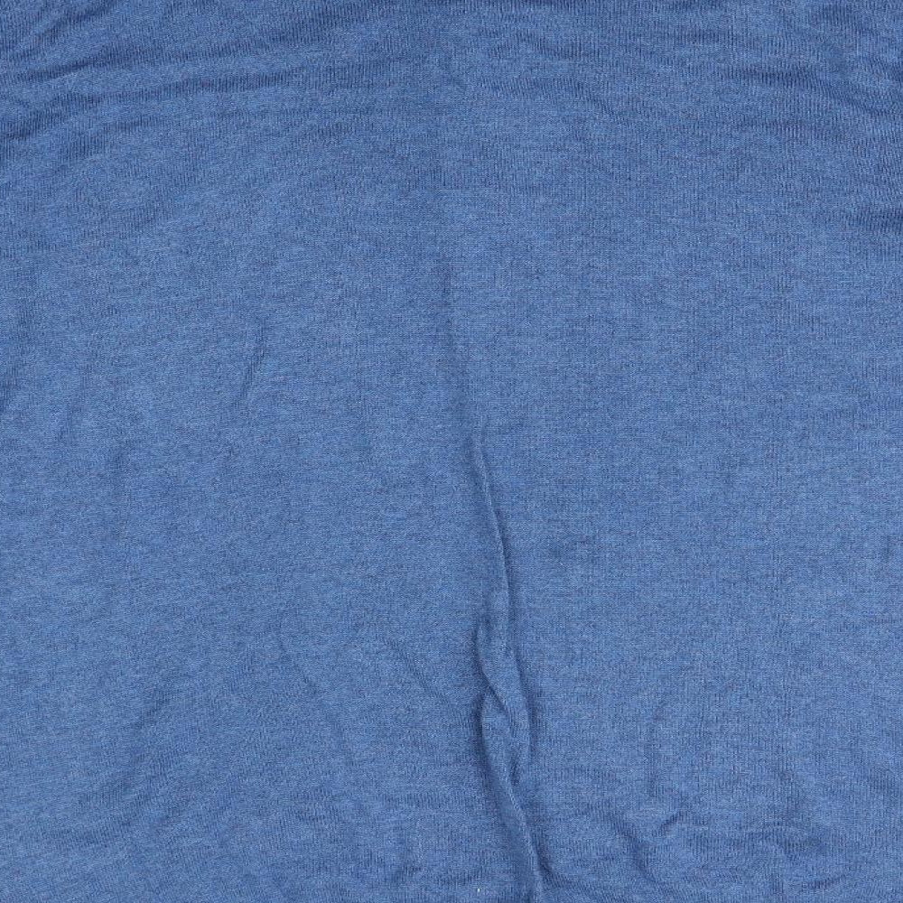 Marks and Spencer Mens Blue  Cotton  Polo Size 2XL Collared