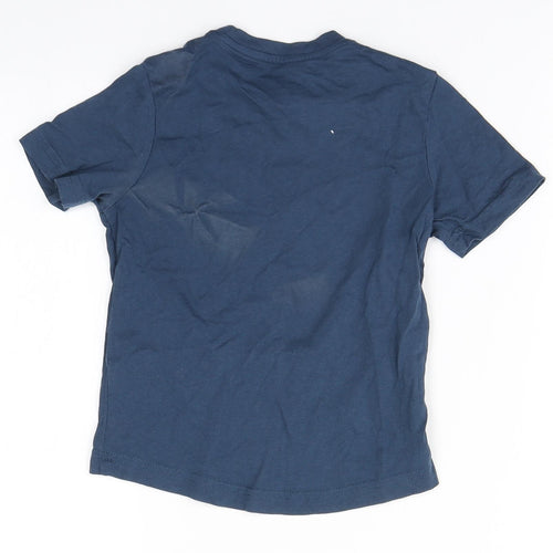 Studio Girls Blue  Cotton Basic T-Shirt Size 3-4 Years Round Neck  - Roarsome, Legend