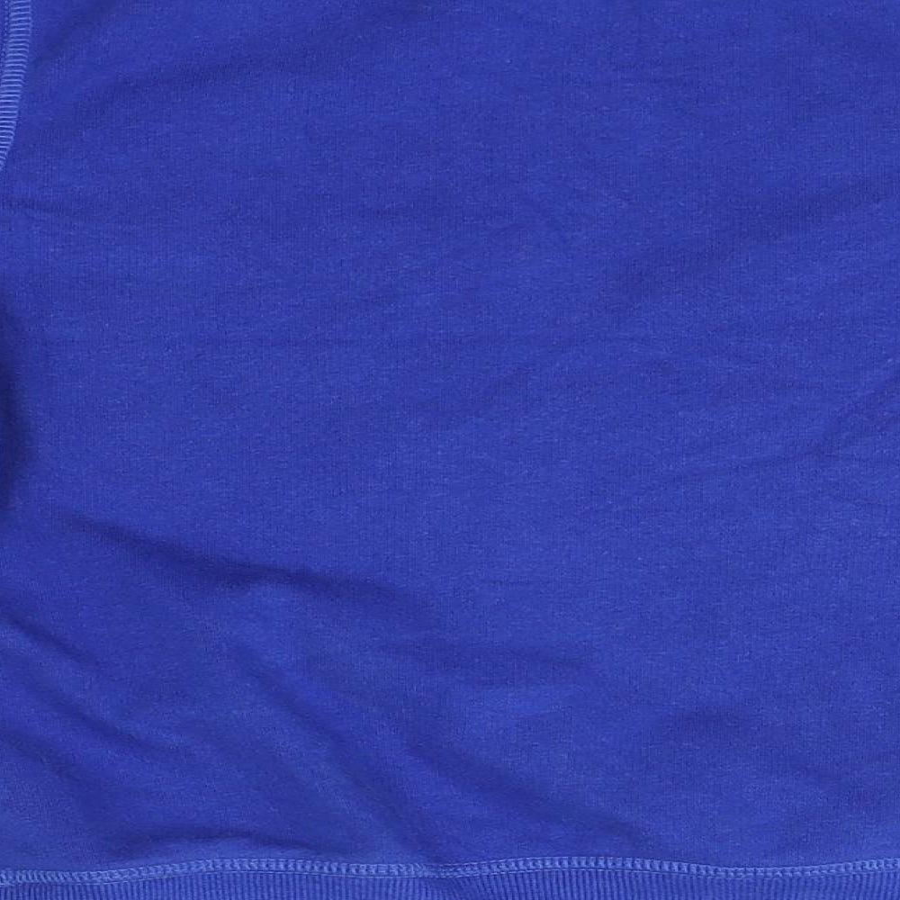 George Boys Blue Round Neck  Cotton Pullover Jumper Size 5-6 Years   - Awesome Dude