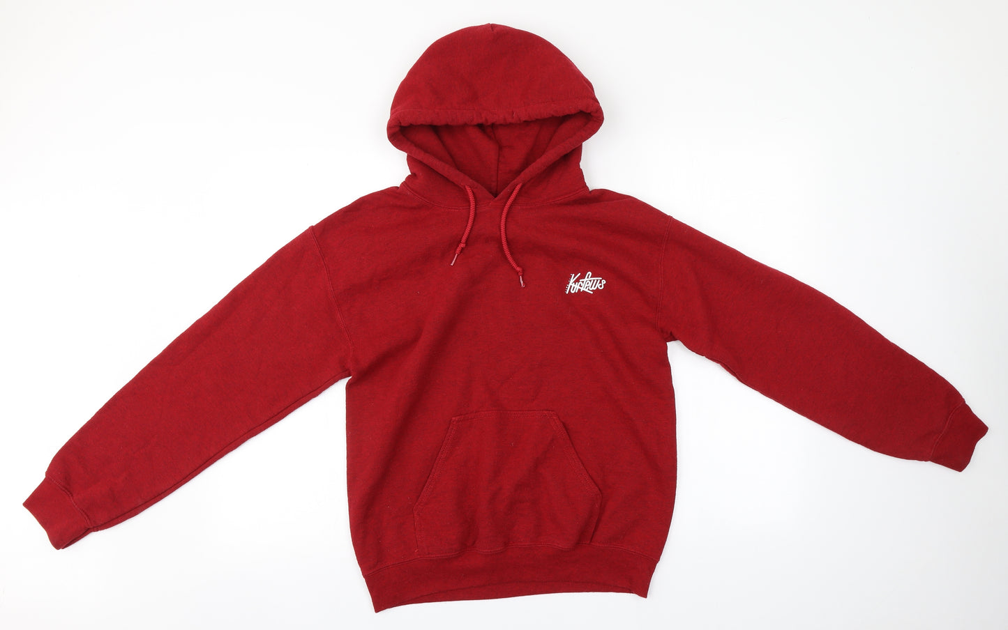 Preworn Womens Red   Pullover Hoodie Size S   - Live Life
