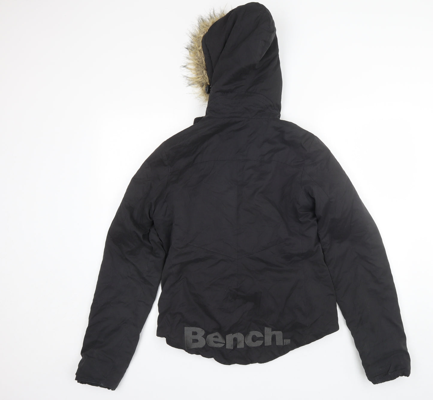 Bench Womens Black   Parka Jacket Size M