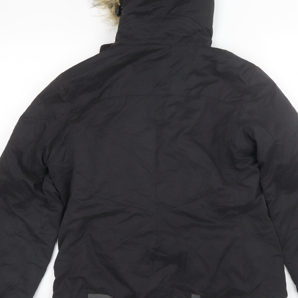 Bench Womens Black   Parka Jacket Size M