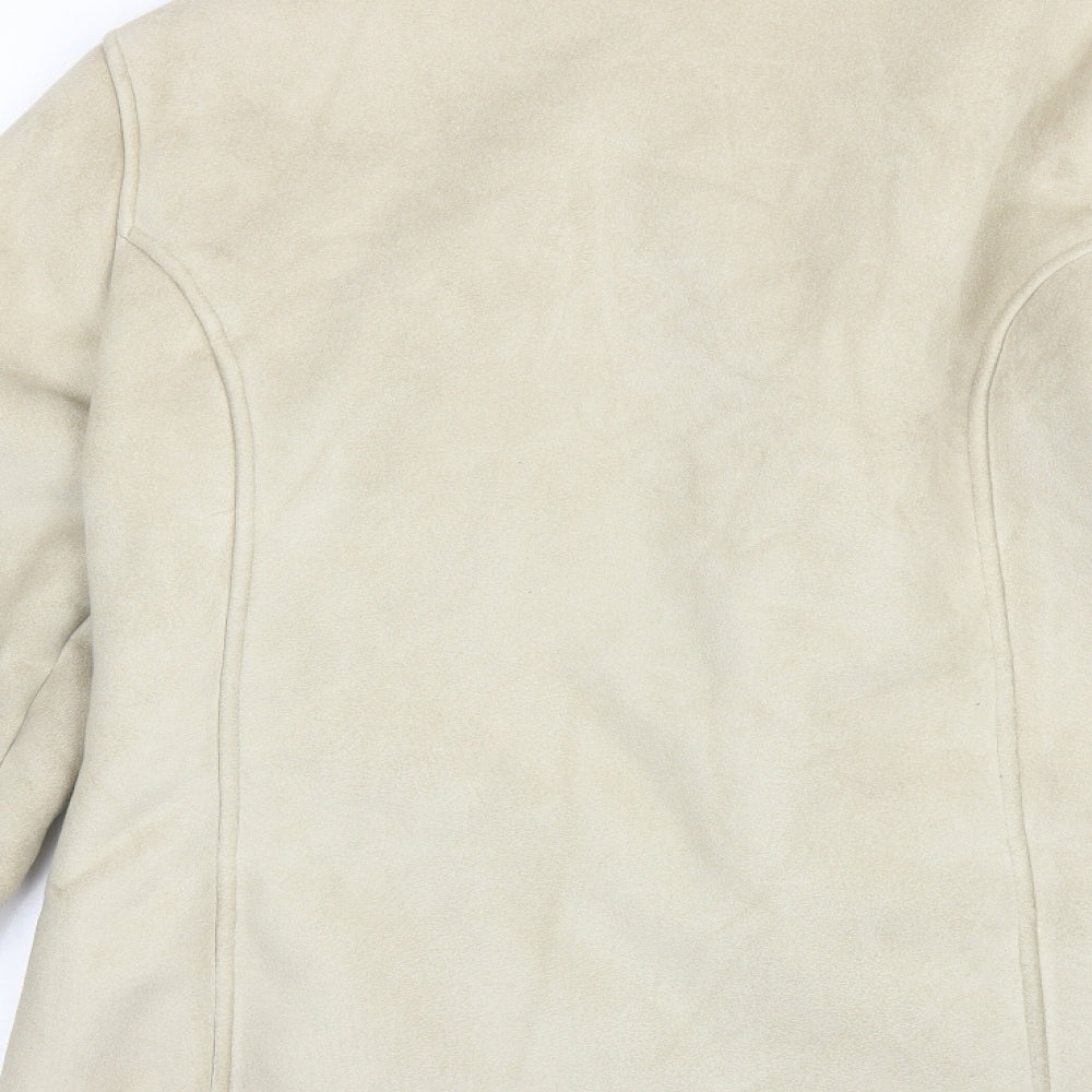 Casual Club Womens Beige   Overcoat Jacket Size 14