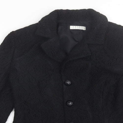 Precis Womens Black   Jacket Blazer Size 8