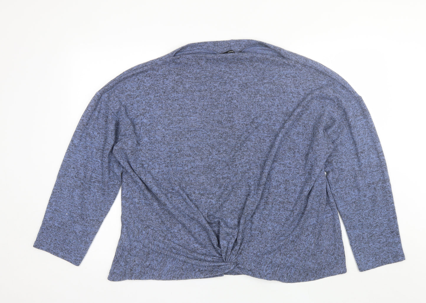 George Womens Blue Boat Neck  Polyester Pullover Jumper Size 22