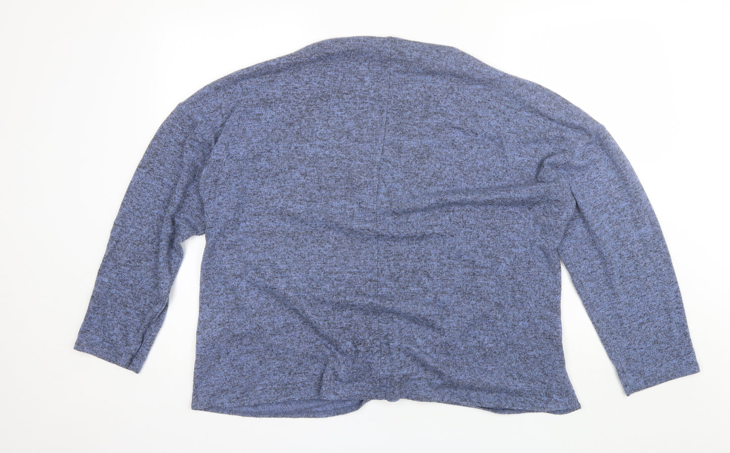 George Womens Blue Boat Neck  Polyester Pullover Jumper Size 22