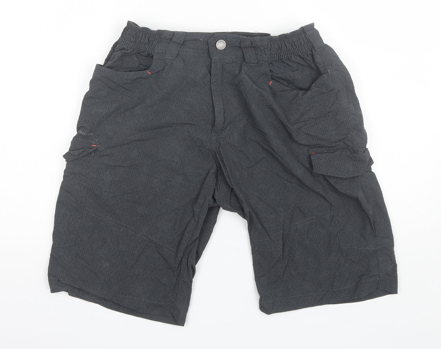 Decathalon Mens Grey  Polyester Cargo Shorts Size S L10 in Regular  - Eu size 42