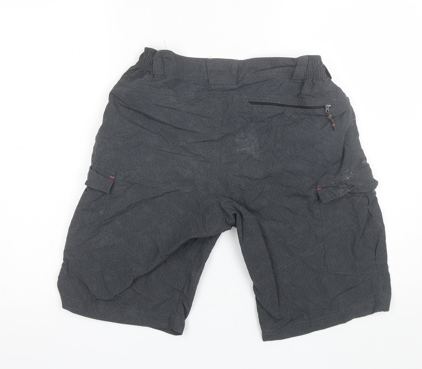 Decathalon Mens Grey  Polyester Cargo Shorts Size S L10 in Regular  - Eu size 42