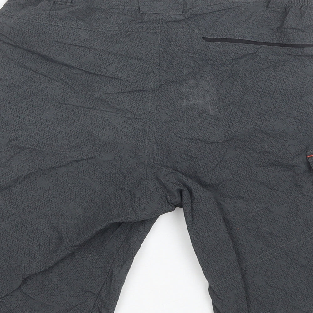 Decathalon Mens Grey  Polyester Cargo Shorts Size S L10 in Regular  - Eu size 42