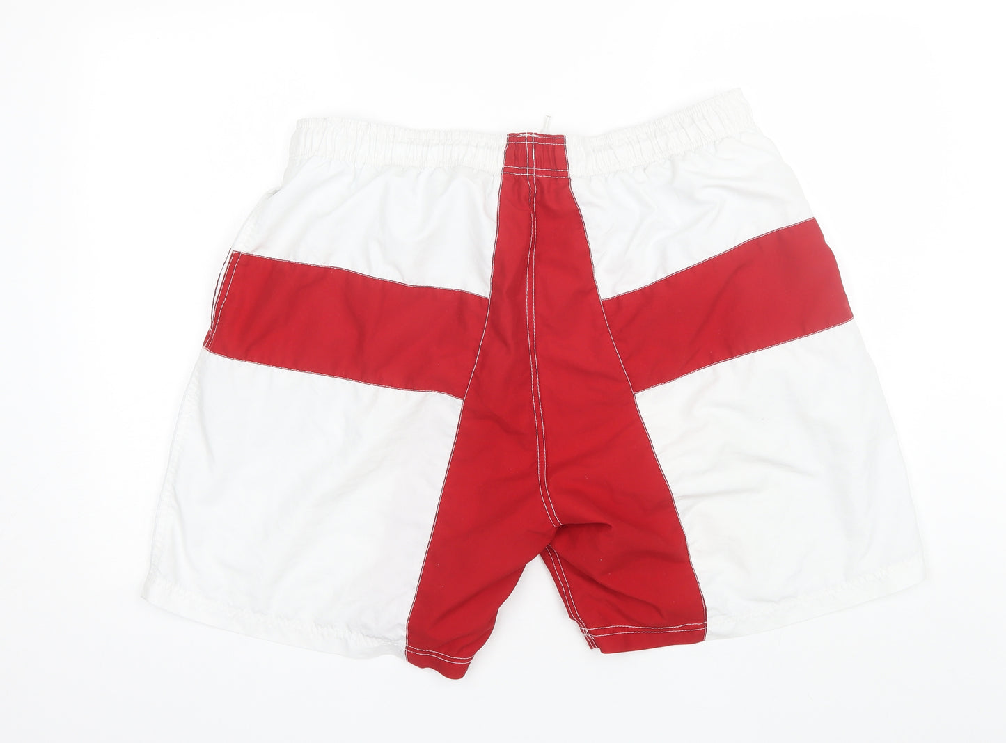F&F Mens White  Polyester Bermuda Shorts Size 2XL L7 in Regular