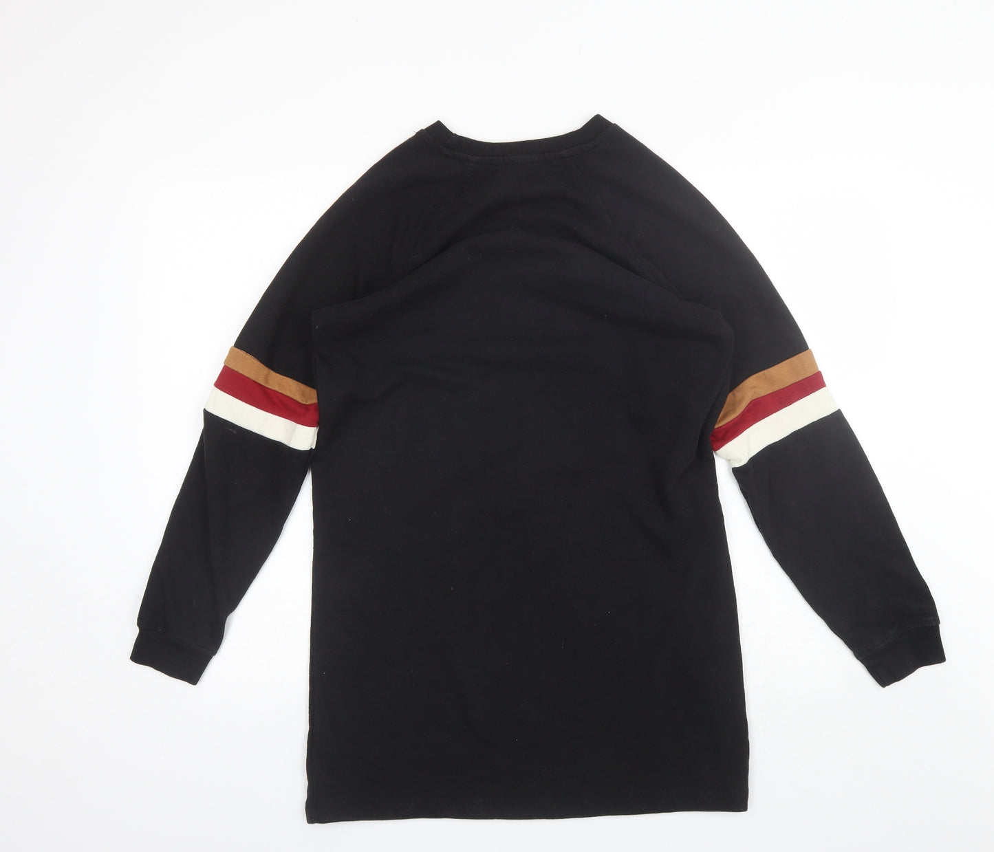 Berska Womens Black  Cotton Jumper Dress  Size S  Round Neck