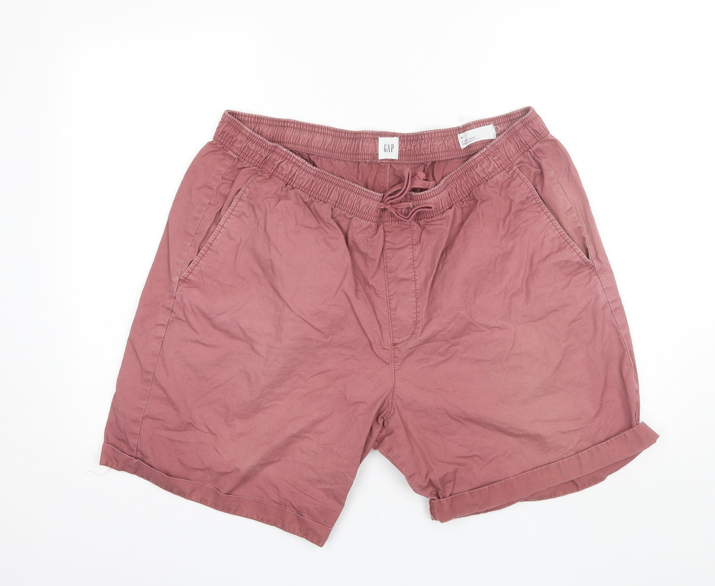Gap Mens Red  Cotton Bermuda Shorts Size XL L8 in Regular