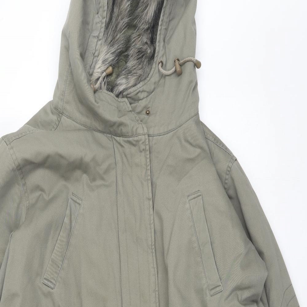 For Women Womens Green   Parka Jacket Size 24