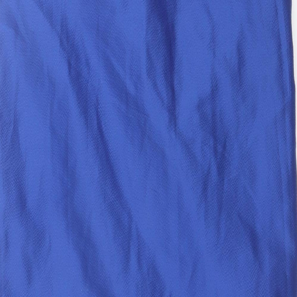Topshop Womens Blue  Polyester A-Line Skirt Size 10