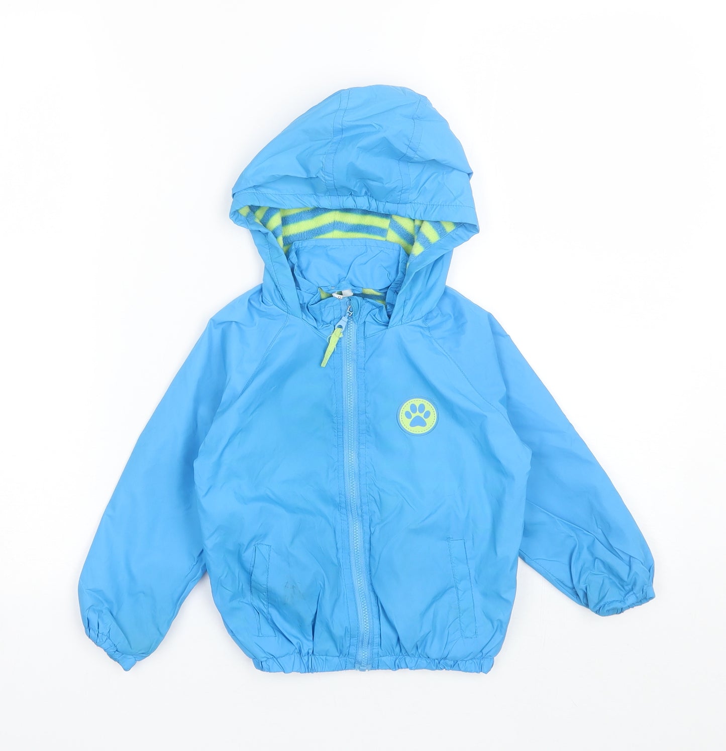 Preworn Baby Blue   Windbreaker Jacket Size 18-24 Months