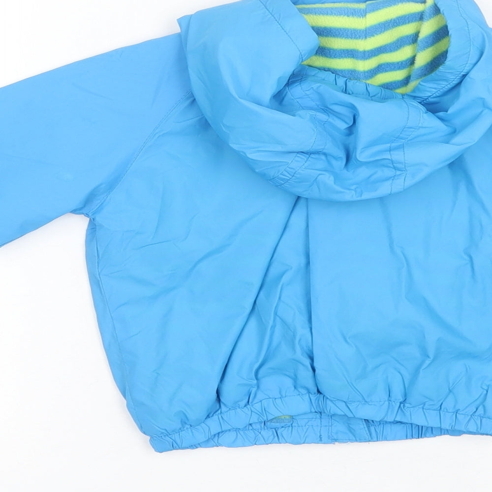 Preworn Baby Blue   Windbreaker Jacket Size 18-24 Months