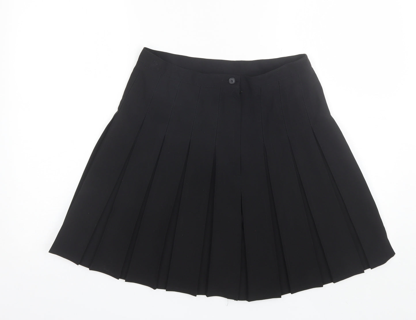 Dean schoolwear Girls Black  Polyester Pleated Skirt Size 11 Years  Regular  - Size 30
