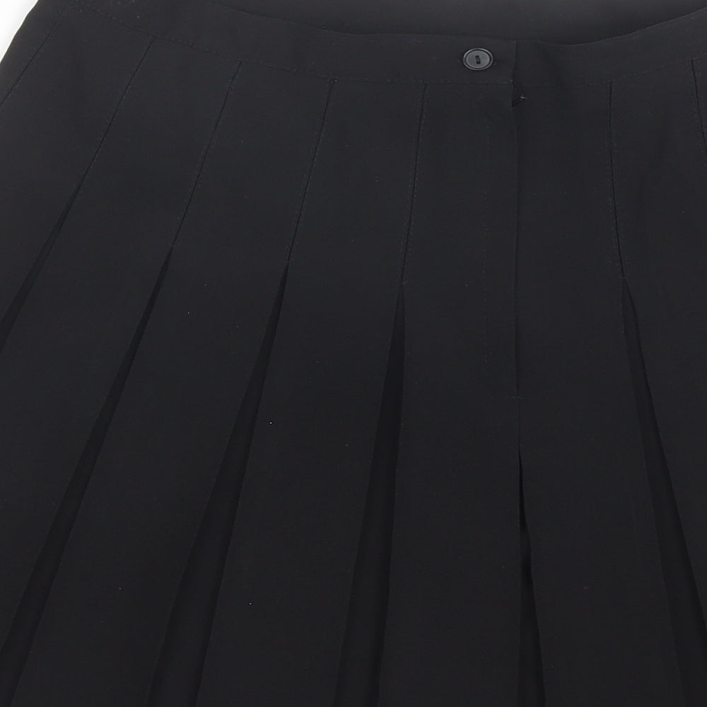 Dean schoolwear Girls Black  Polyester Pleated Skirt Size 11 Years  Regular  - Size 30