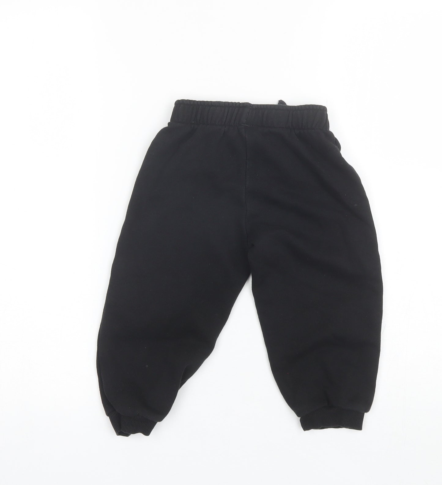 PUMA Boys Black  Polyester Sweatpants Trousers Size 2-3 Years  Regular