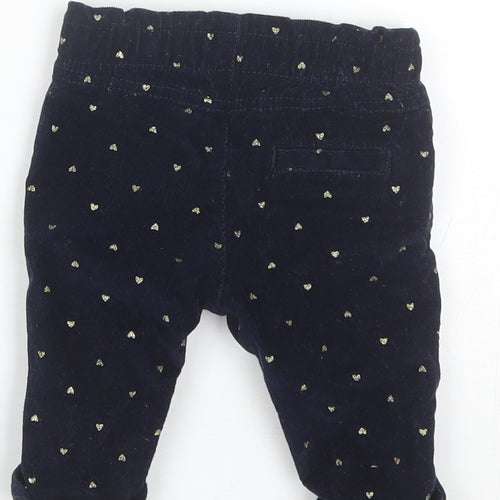 Primark Baby Blue  Cotton Jogger Trousers Size 0-3 Months