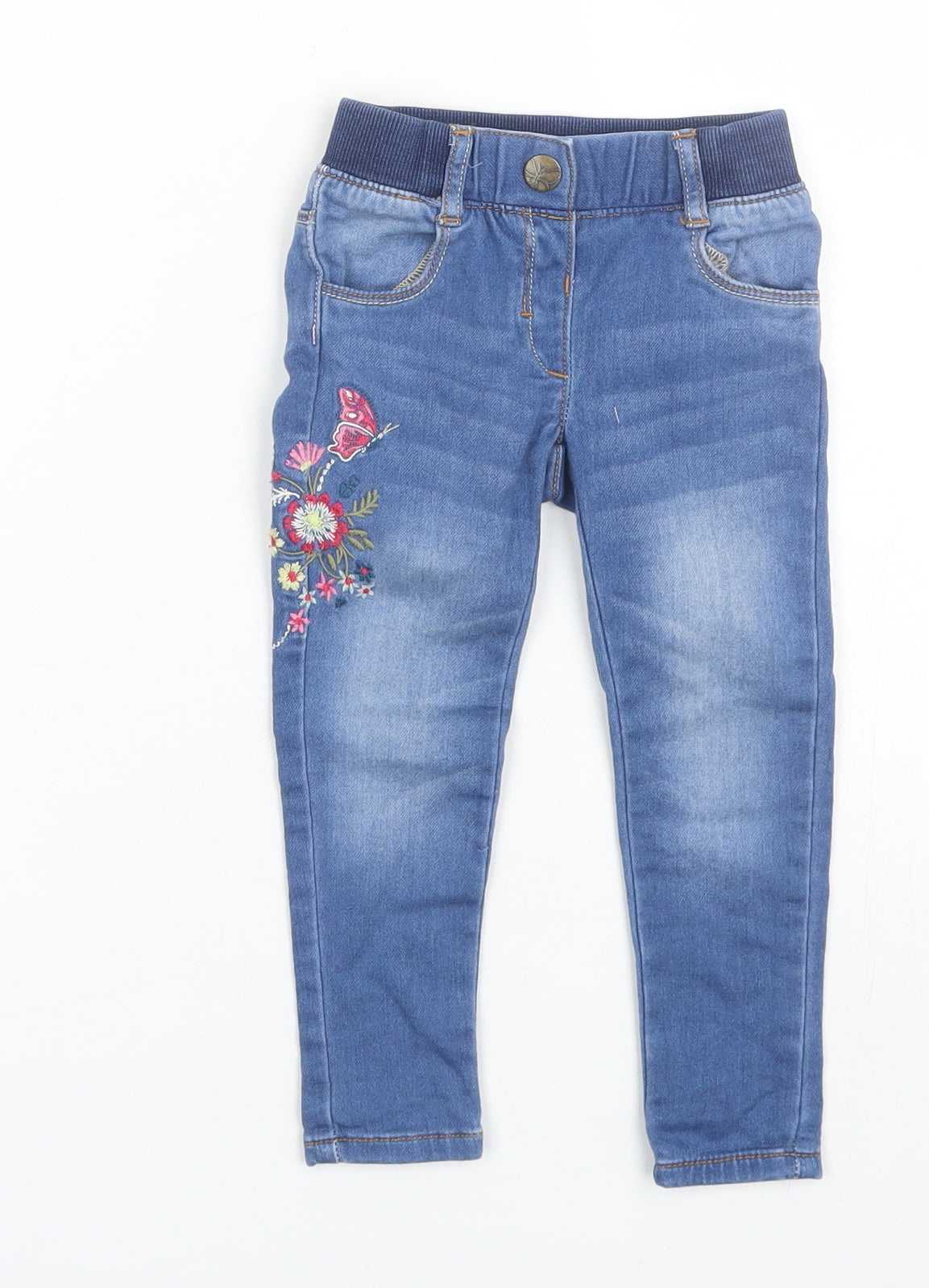 Nutmeg Baby Blue  Cotton Jogger Jeans Size 18-24 Months