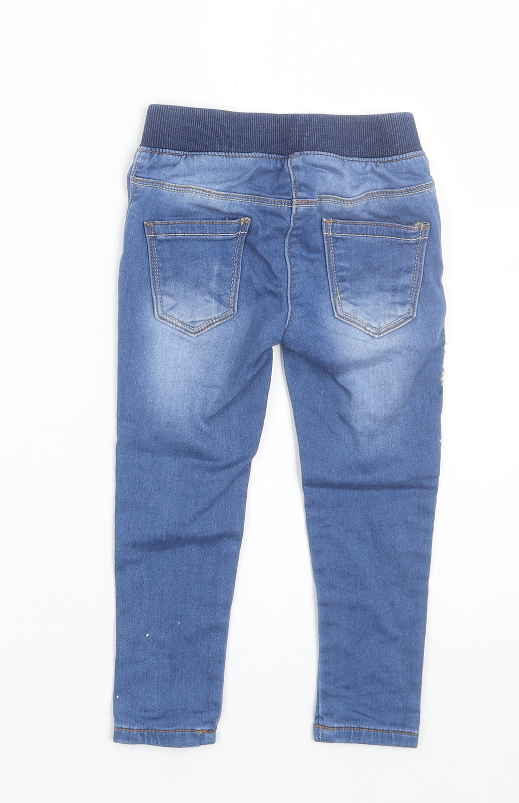 Nutmeg Baby Blue  Cotton Jogger Jeans Size 18-24 Months