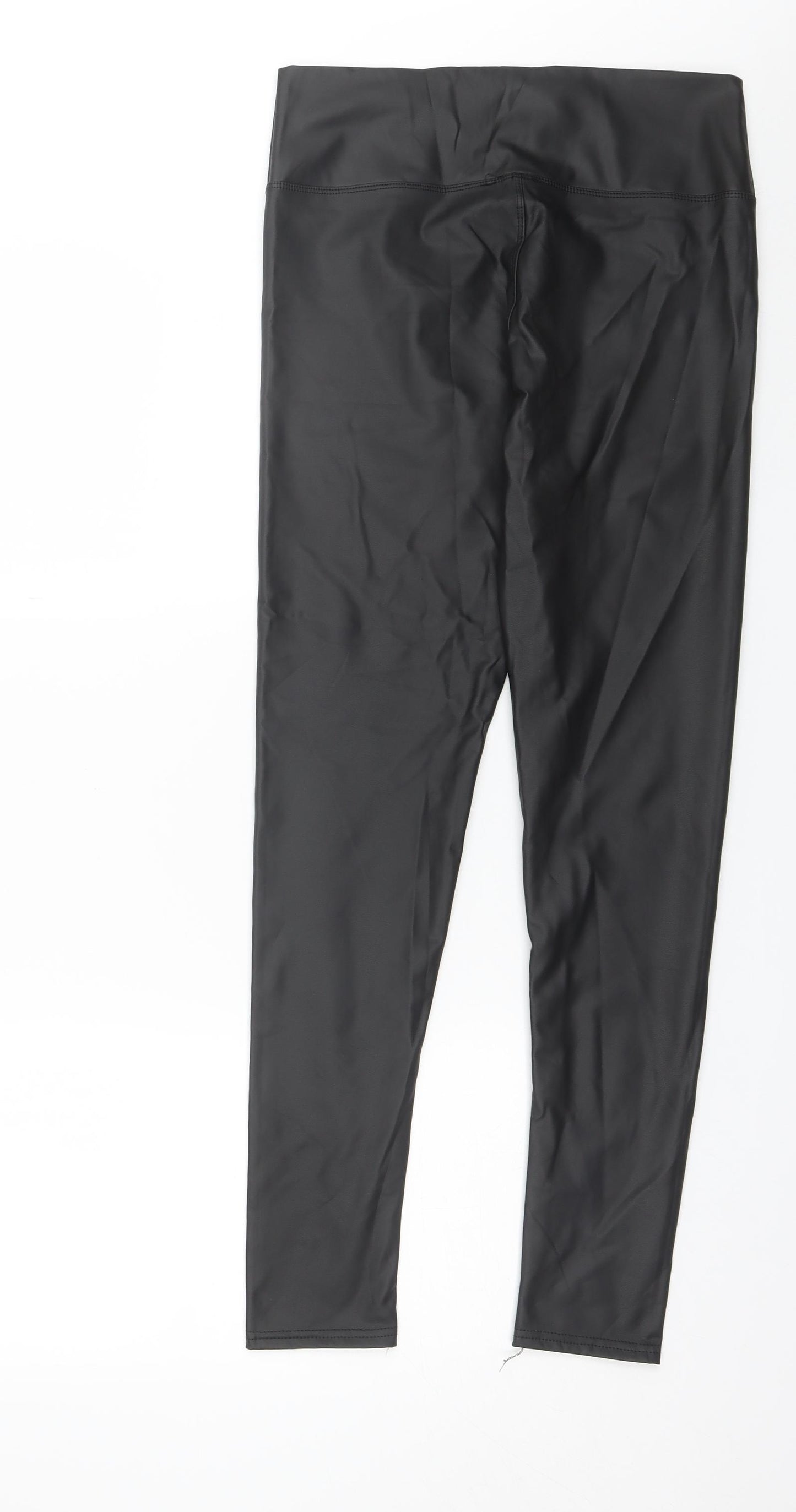 Yu & Me Womens Black  Polyamide Jogger Leggings Size L L28 in