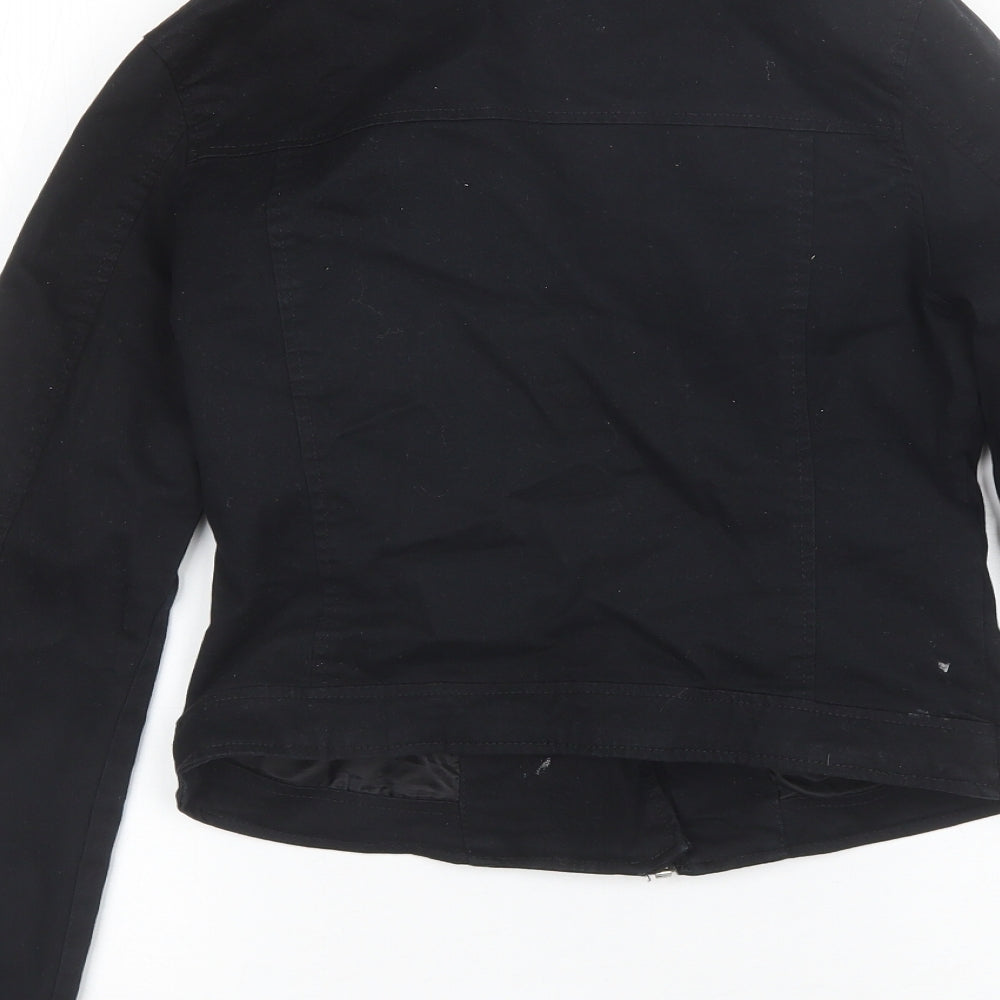 H&M Girls Black   Jacket  Size 12-13 Years