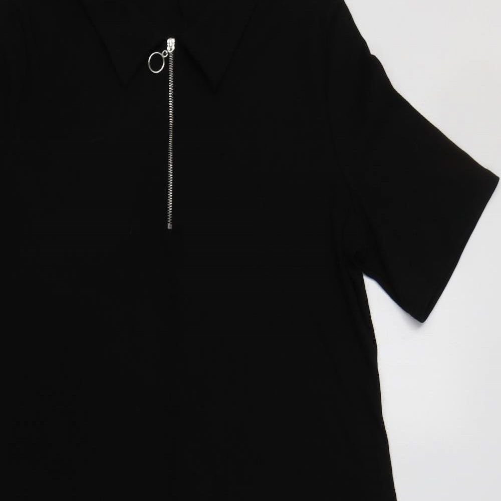 Primark Womens Black  Polyester Fit & Flare  Size 20  Collared