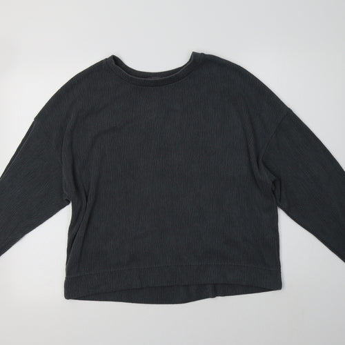 Primark Womens Grey  Polyester Pullover Sweatshirt Size L
