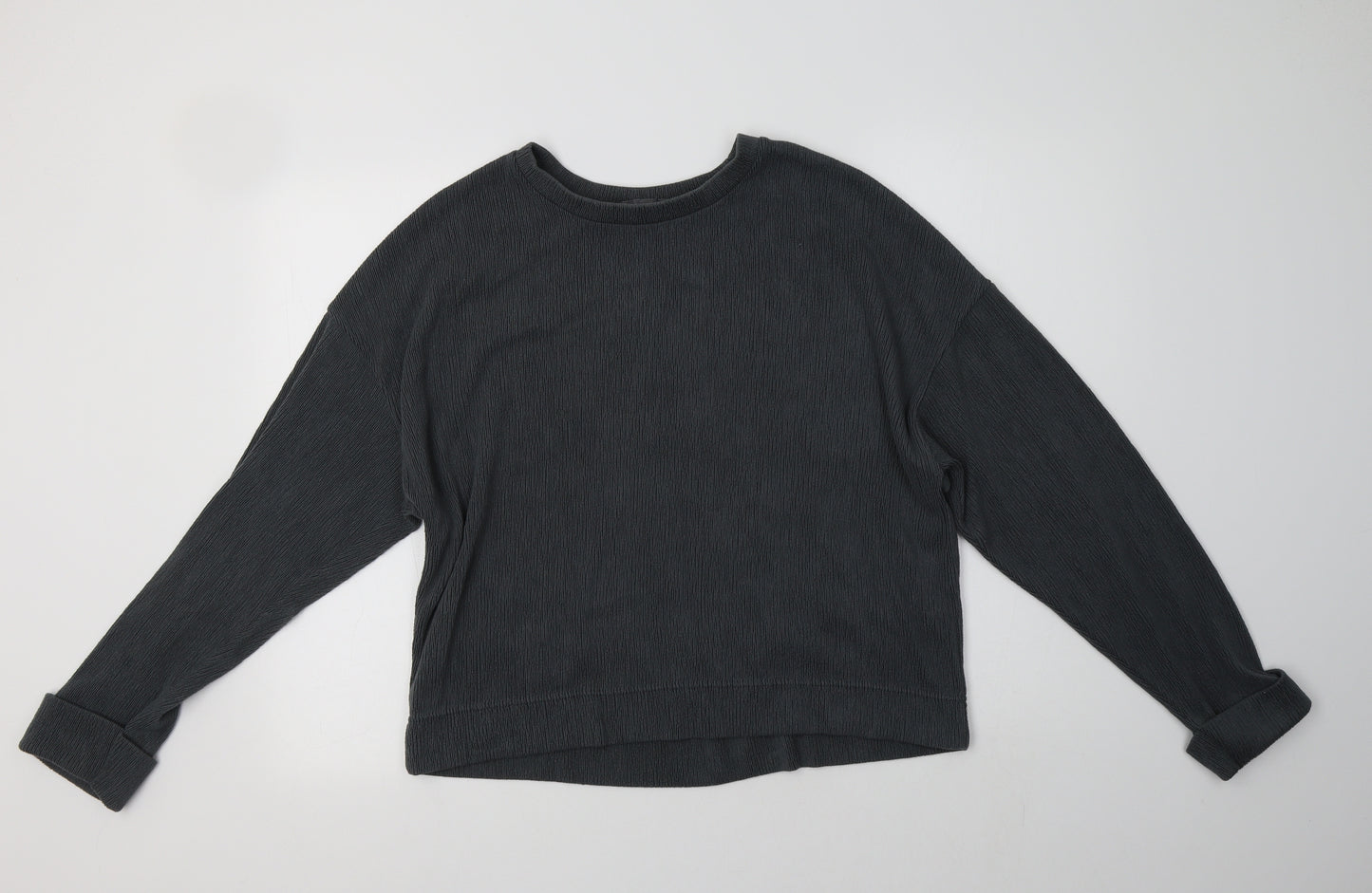 Primark Womens Grey  Polyester Pullover Sweatshirt Size L