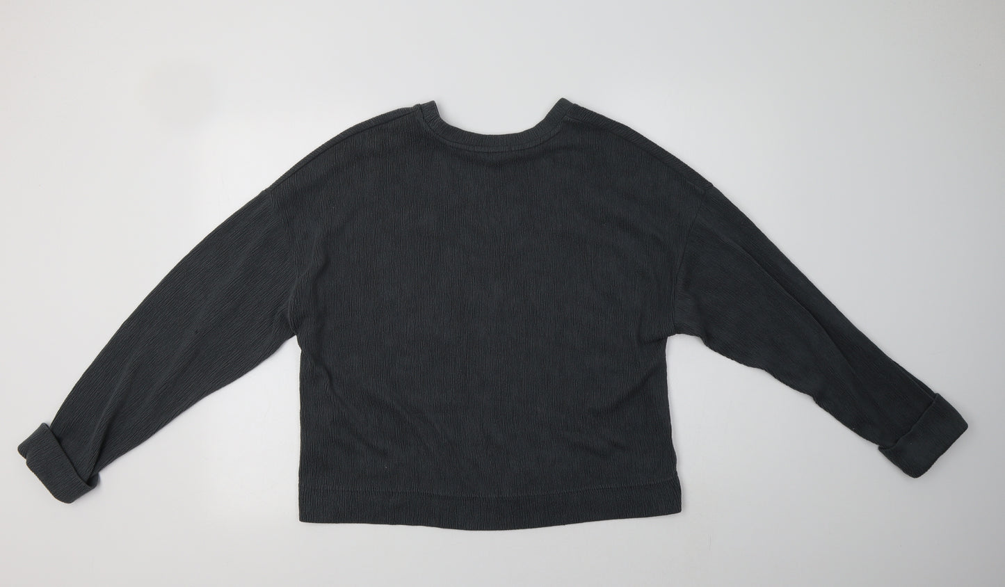 Primark Womens Grey  Polyester Pullover Sweatshirt Size L