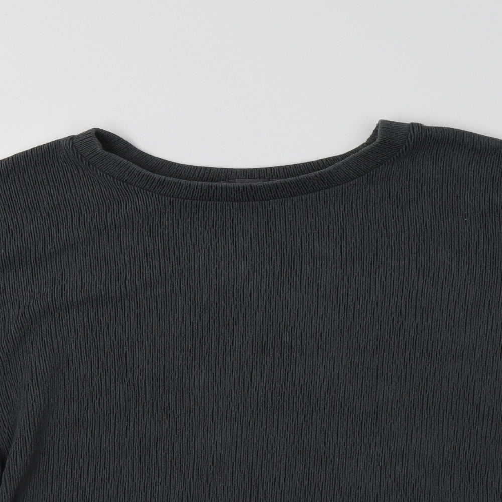 Primark Womens Grey  Polyester Pullover Sweatshirt Size L