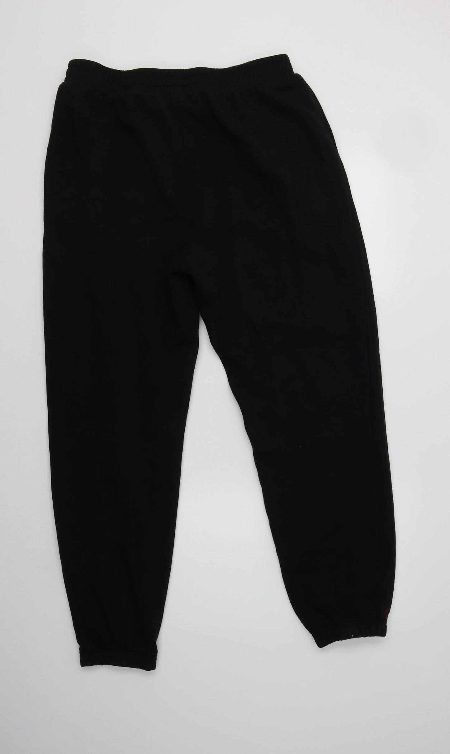 New Look Womens Black  Cotton Jogger Trousers Size 16 L31 in Regular