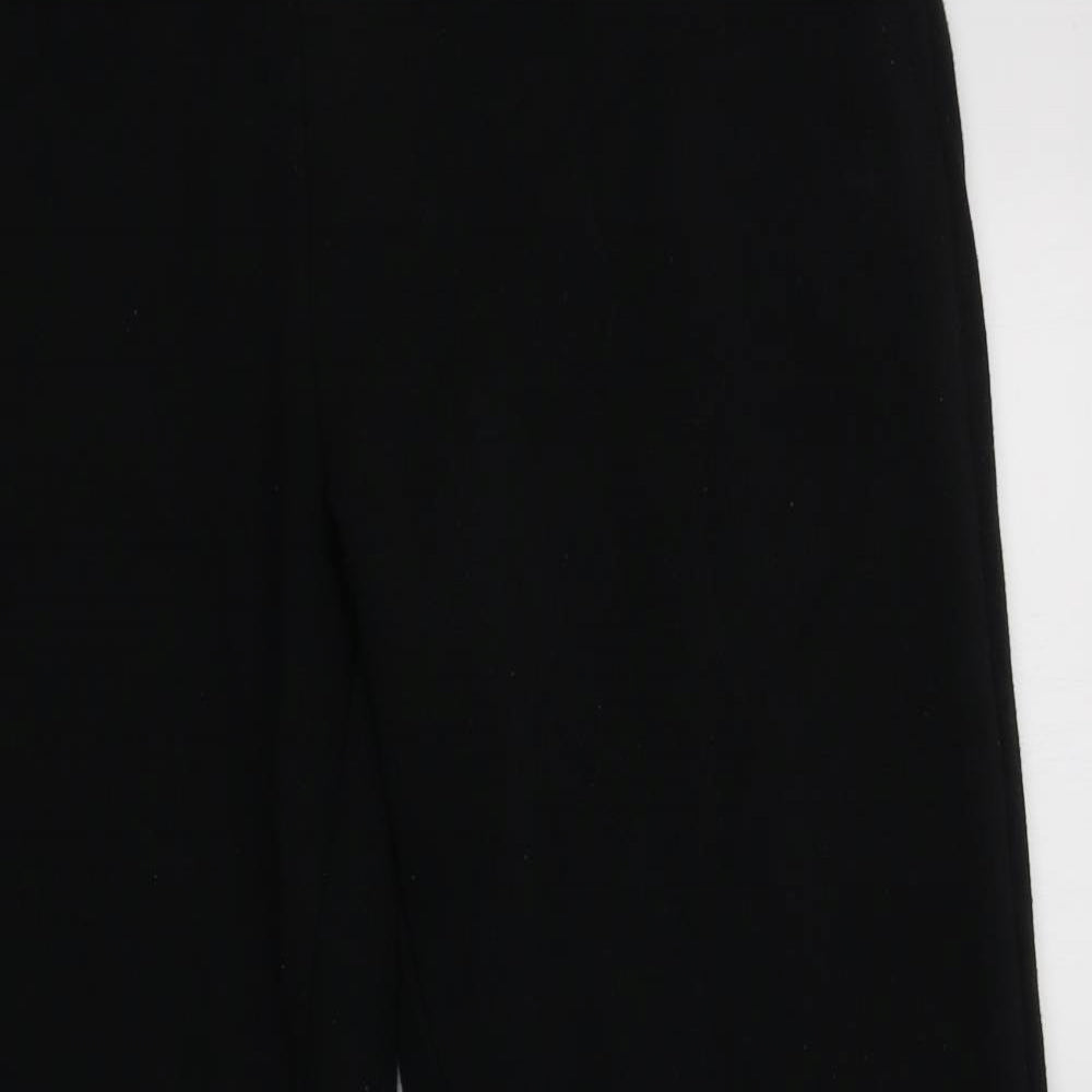 New Look Womens Black  Cotton Jogger Trousers Size 16 L31 in Regular