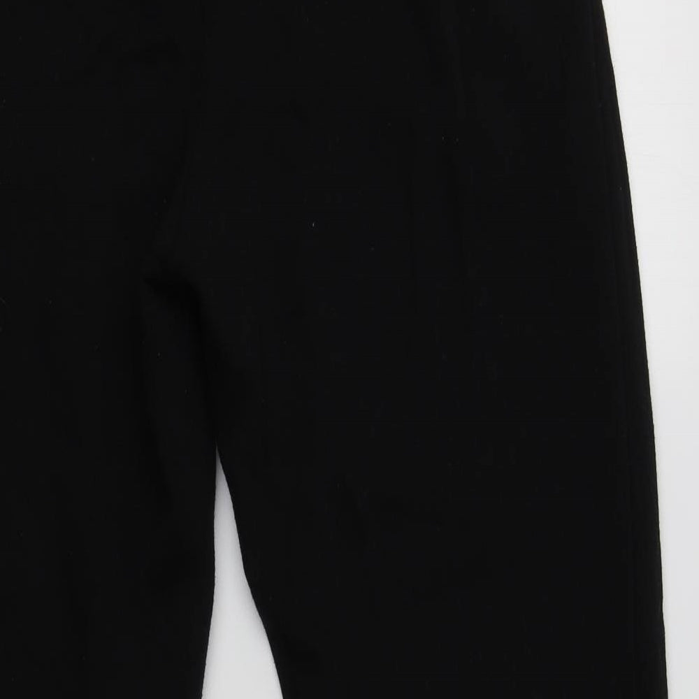 New Look Womens Black  Cotton Jogger Trousers Size 16 L31 in Regular