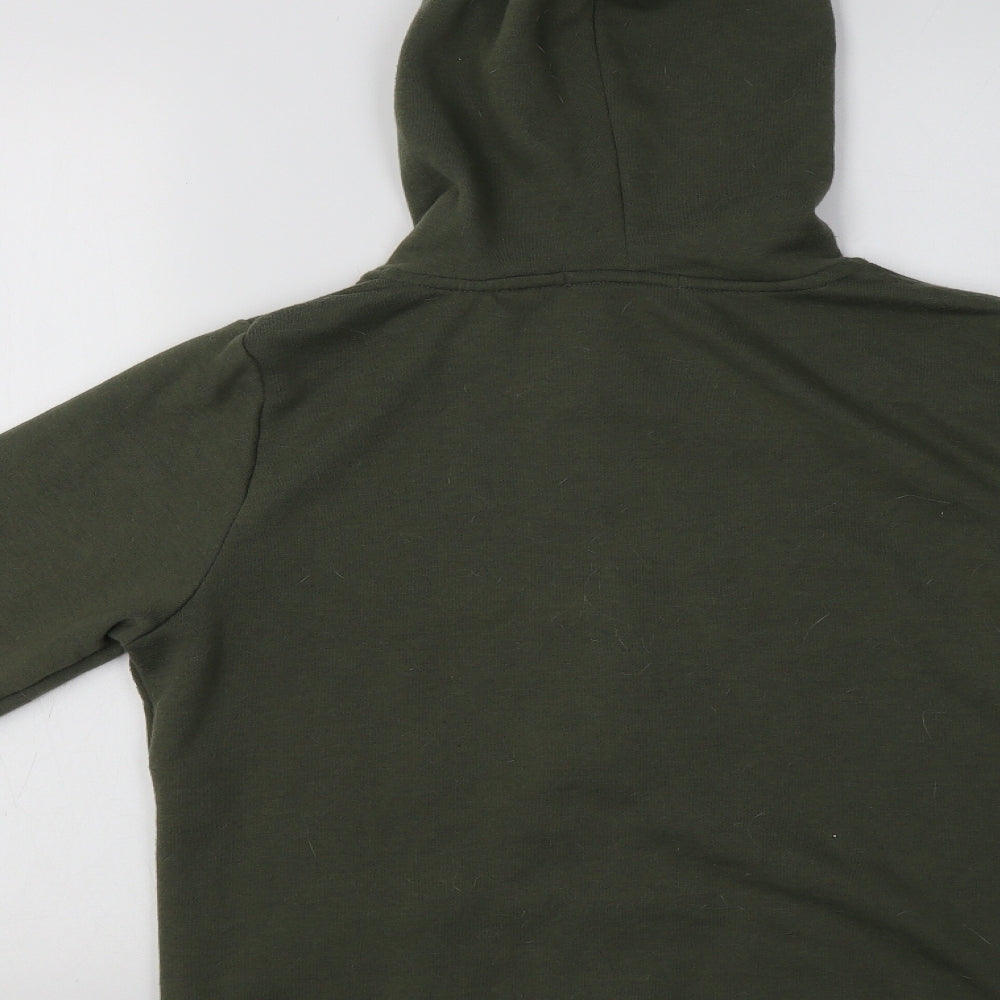 Primark Womens Green  Polyester Full Zip Hoodie Size S