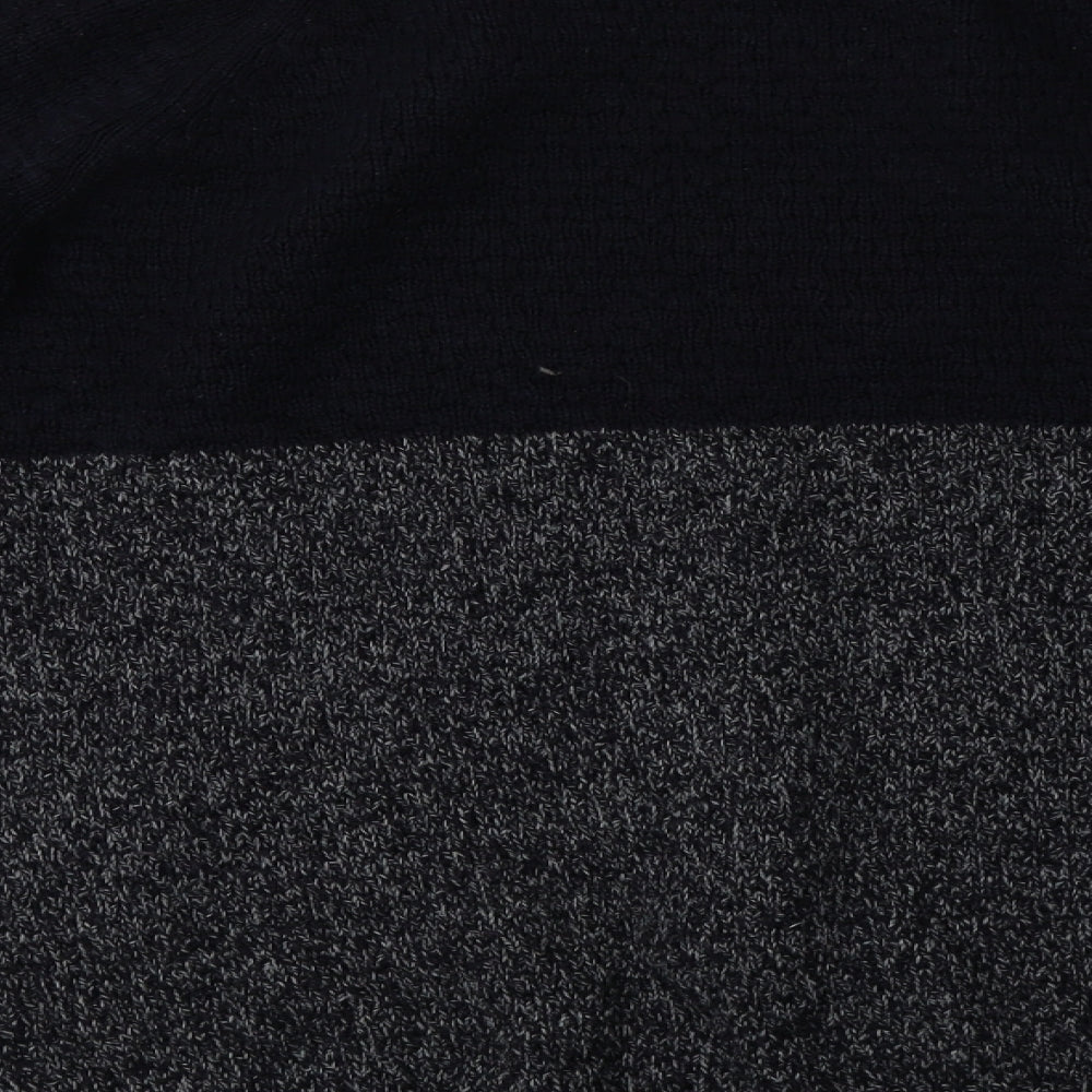 George Mens Blue Crew Neck  Acrylic Pullover Jumper Size L