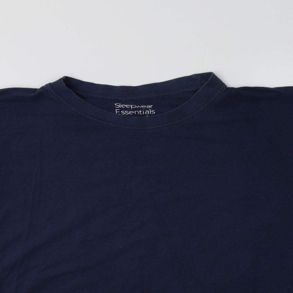 Preworn Mens Blue  Cotton  Pyjama Top Size M